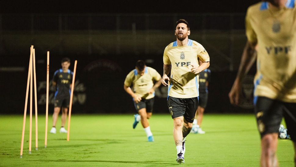 Eliminatorias: Argentina comenzó con los entrenamientos en Miami