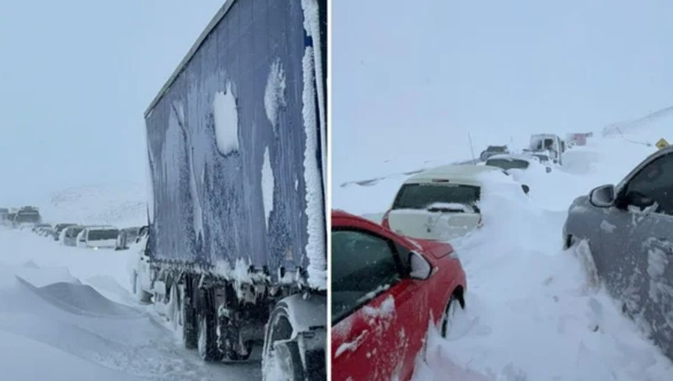 Temporal de nieve en Ruta 3