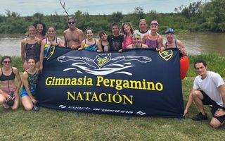 Podios para el club Gimnasia de Pergamino en el Cruce del Yaguarón en San Nicolás