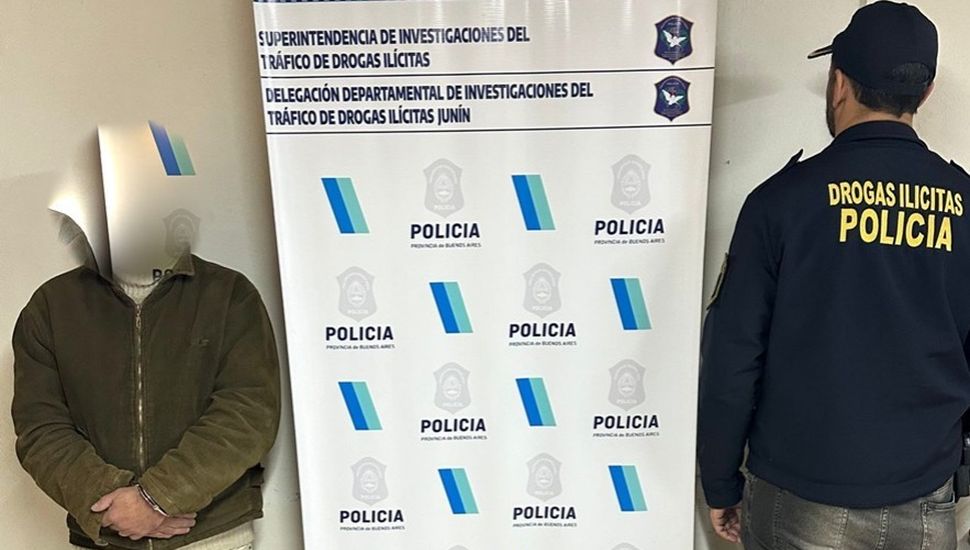 Secuestran cocaína y detienen a un hombre en Chacabuco