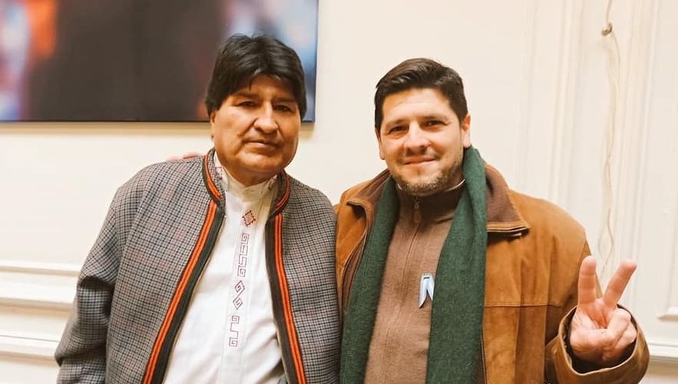 El diputado Lisandro Bormioli estuvo reunido con Evo Morales