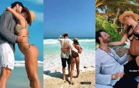 Las fotos de la escapada romántica de Jésica Cirio y su novio al Caribe