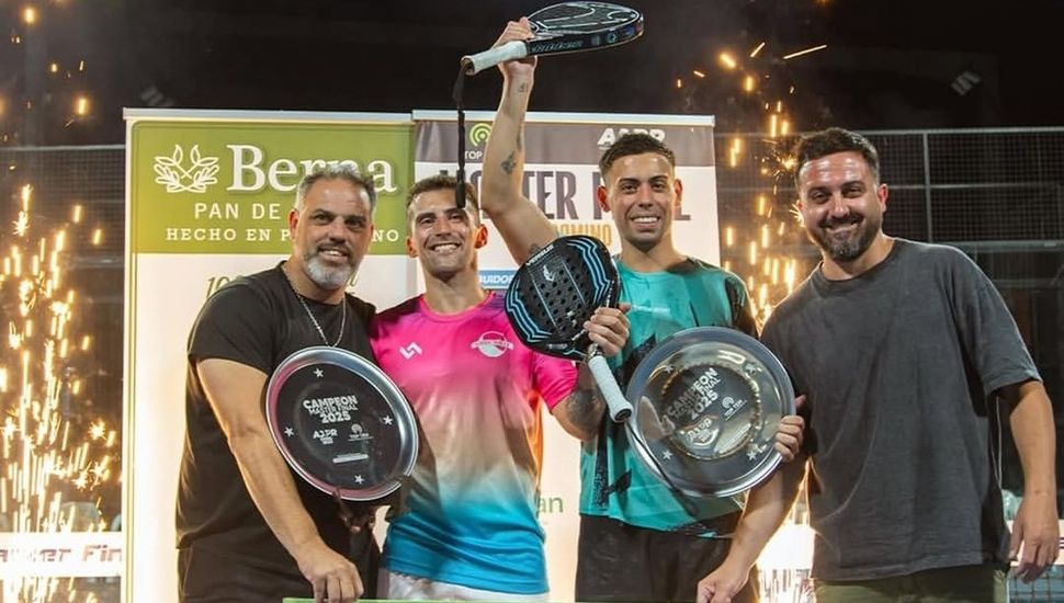 Garri y Caggiano, campeones del Master Final Pergamino