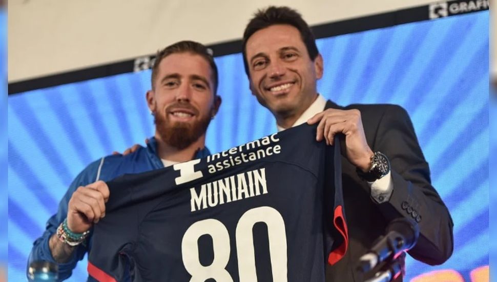 San Lorenzo presentó a Muniain como nuevo refuerzo