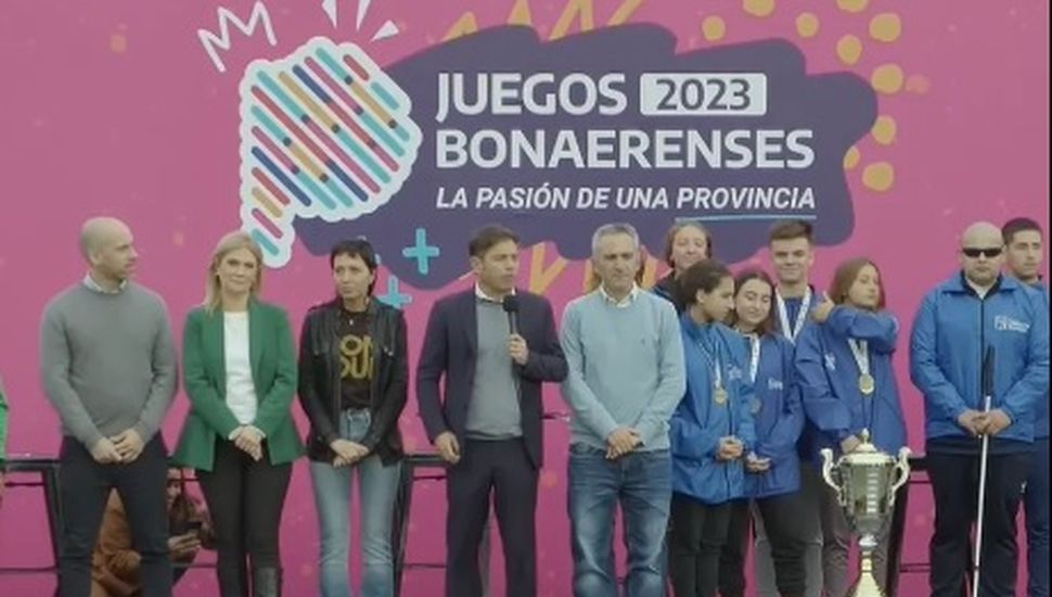 Kicillof presentó los Juegos Bonaerenses 2023