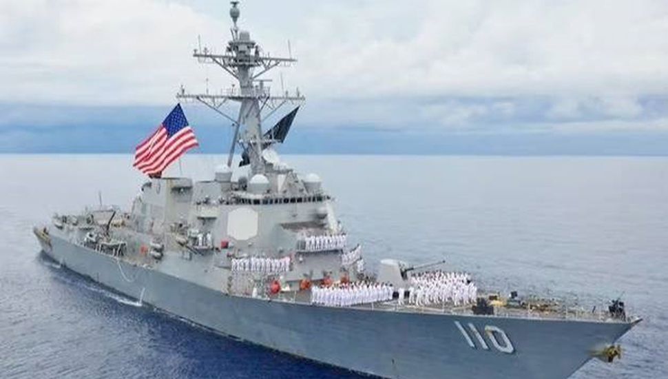 Despliegue militar frente a la costa de Venezuela