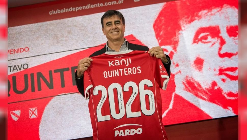 Quinteros es el nuevo entrenador de Independiente