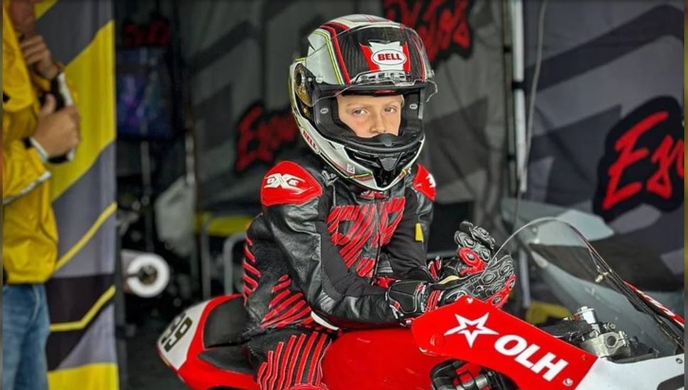 Murió Lorenzo, el pequeño piloto argentino que tuvo un accidente de moto en Brasil