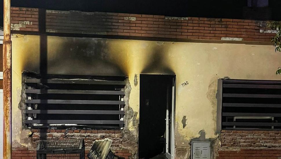 Incendio de la vivienda de calle Montevideo: detuvieron al padre de familia
