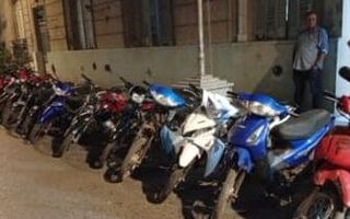 Once motocicletas fueron secuestradas en un operativo policial en Rojas