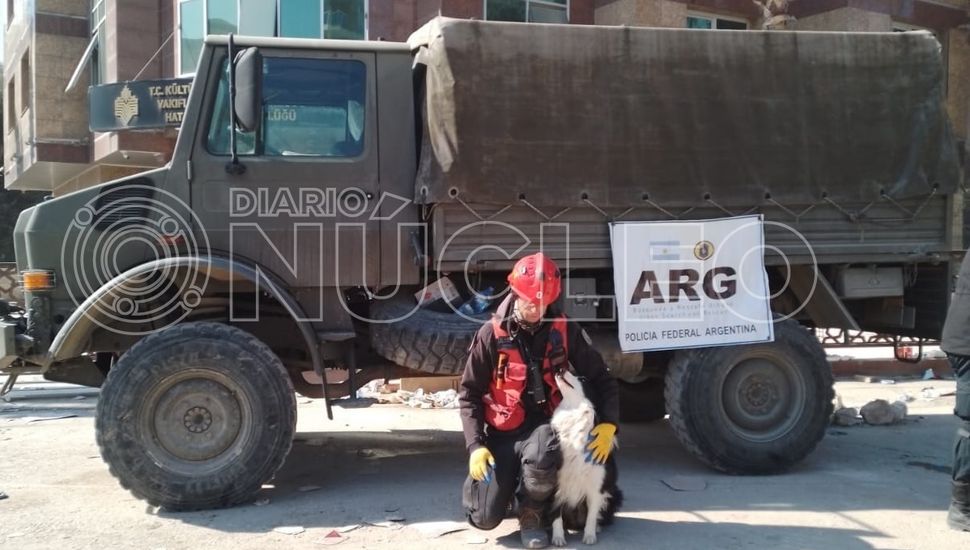 Es de Inés Indart y junto a su can trabajaron como rescatistas en el terremoto de Turquía