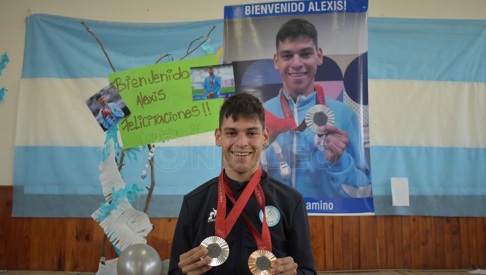 Alexis Chávez, el atleta pergaminense que brilló en los Juegos Paralímpicos de París 2024