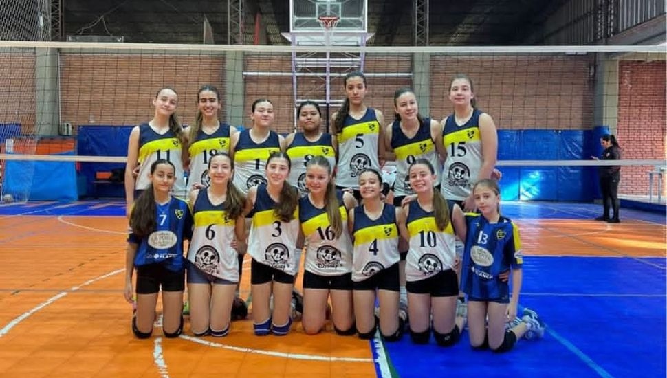 Gimnasia de Pergamino se subió al podio y clasificó a las finales provinciales de la Liga Sub-14