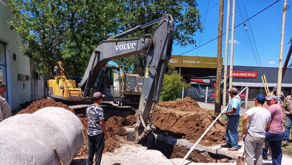 Iniciaron las tareas de construcción del Ramal Colector Norte