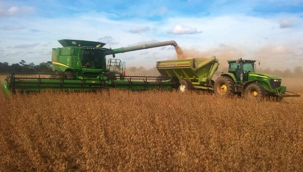 Un productor de Pergamino obtuvo 45 quintales por hectárea de soja de primera