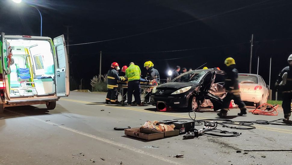 Choque en la Ruta 188 en uno de los accesos a Rojas