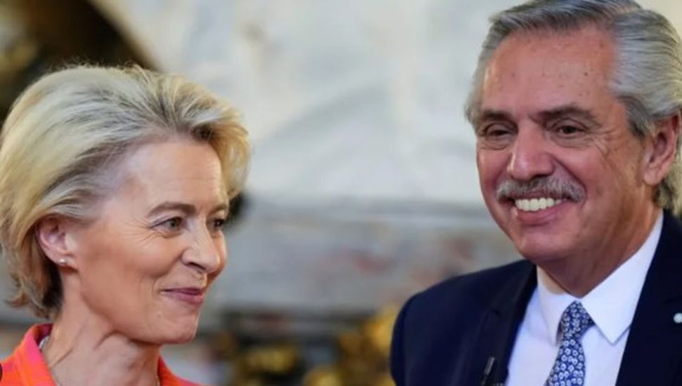 Fernández se reunió con Von der Leyen para destrabar el acuerdo con Europa