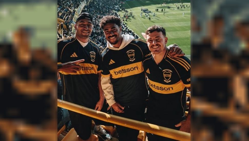 Los All Blacks presenciaron el encuentro entre Boca y Racing