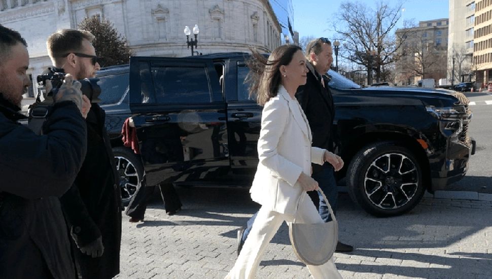 Corina Machado se reunió con Trump