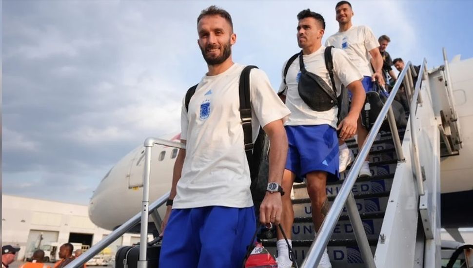 La Selección Argentina ya esta instalada en Nueva Jersey a la espera de Chile