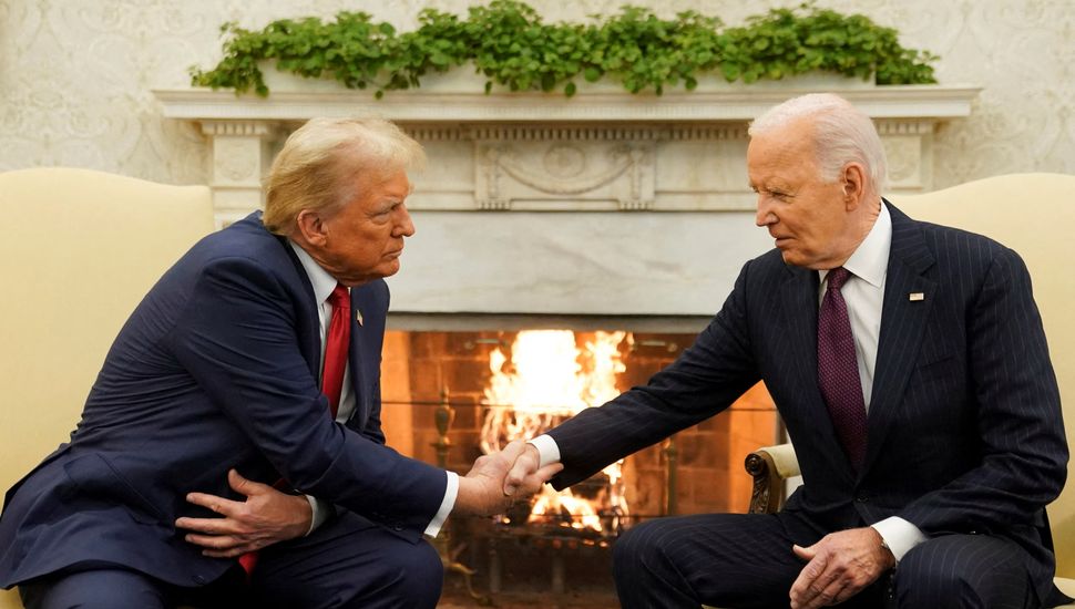 Biden y Trump se reunieron en la Casa Blanca