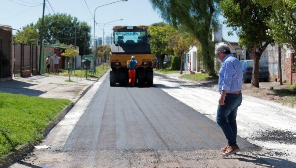 Martínez prepara para este año un mega plan de asfalto de 350 cuadras para Pergamino