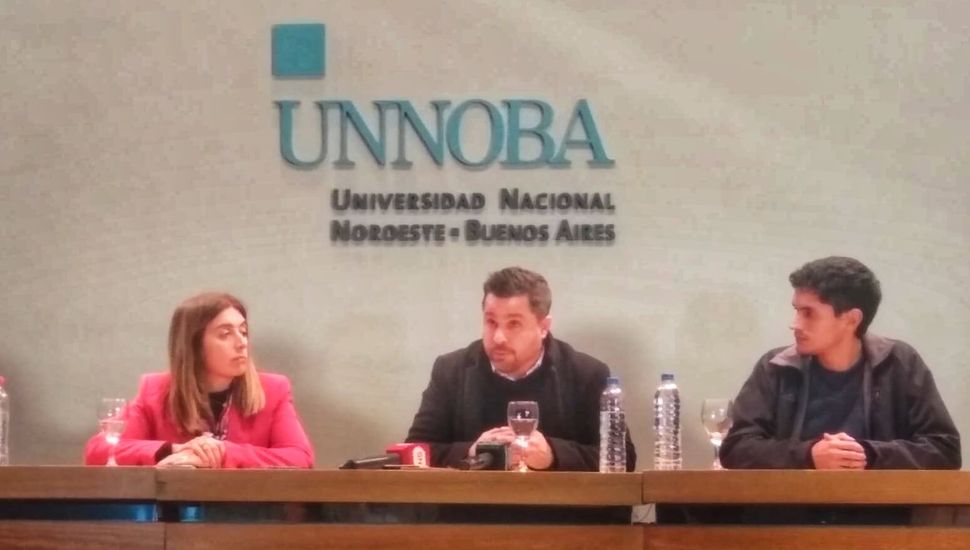 Martín Tetaz brindó ayer una disertación en el auditorio de la UNNOBA