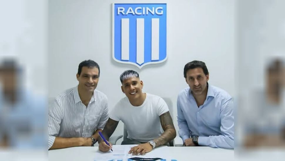 Racing presentó a Matías Zaracho