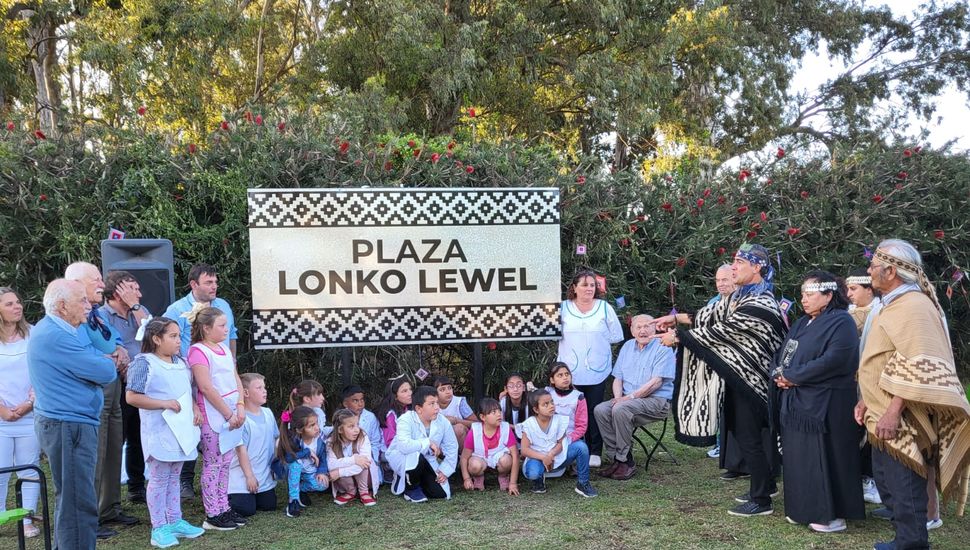 Lonko Lewel, el nuevo nombre de la plaza de Los Indios