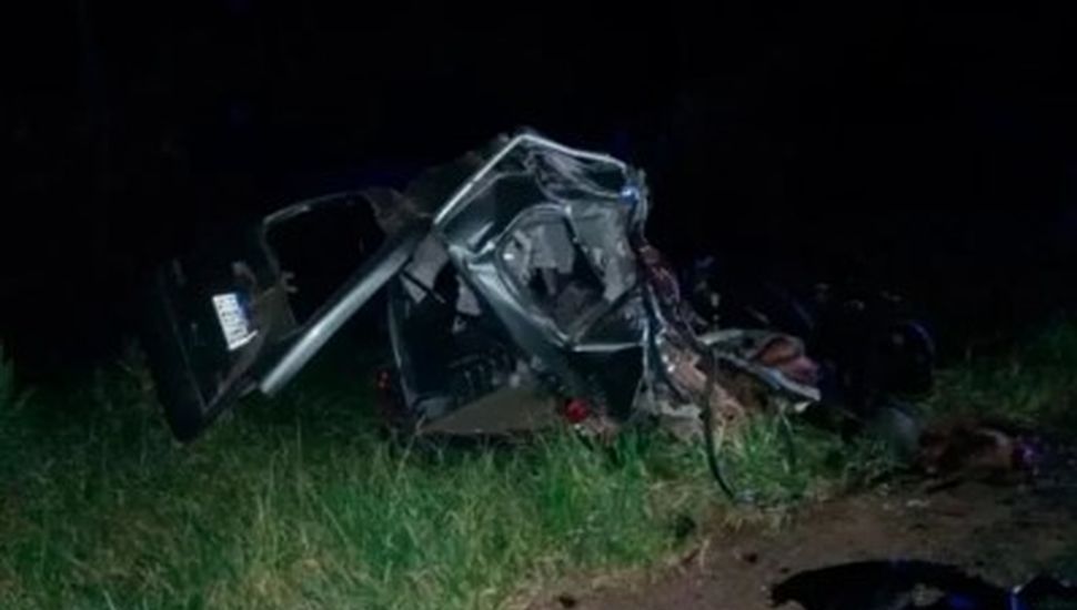 Tres fallecidos tras un tremendo accidente en Corrientes