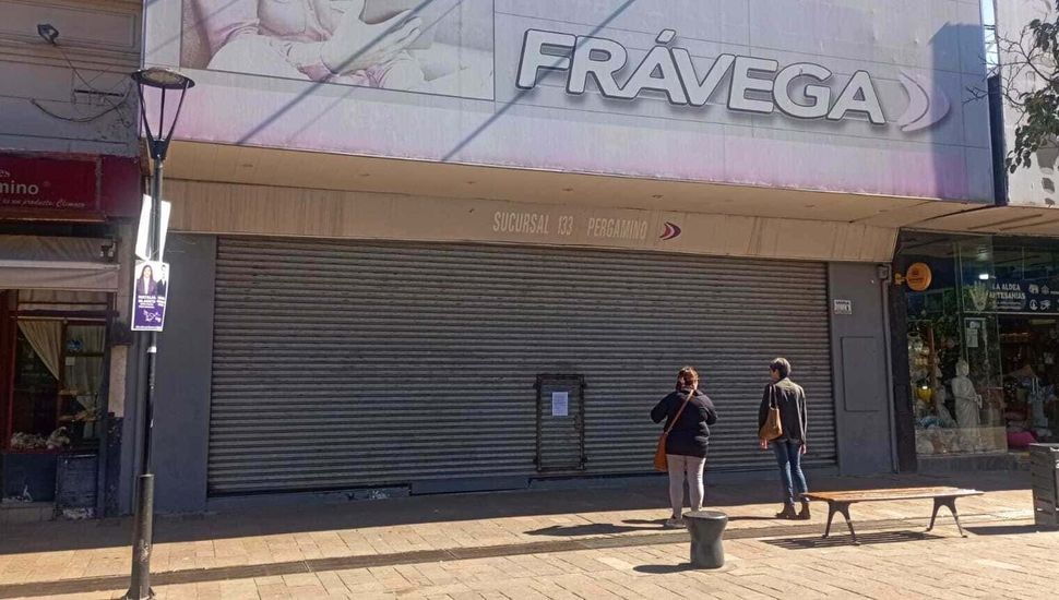 La sucursal Pergamino de Frávega dejó de operar en la ciudad