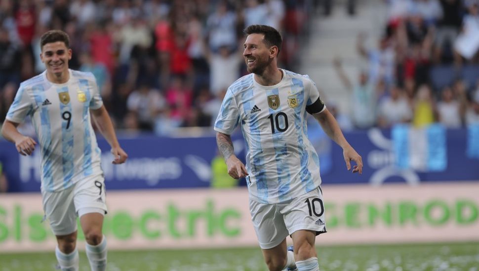 Argentina goleó a Estonia por un contendente 5 a 0