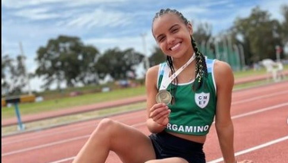 La pergaminense Morena Pugin representará a la Argentina en el Sudamericano de Atletismo 2024