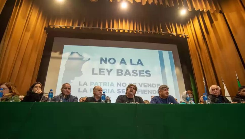 La CGT se movilizará contra la Ley Bases