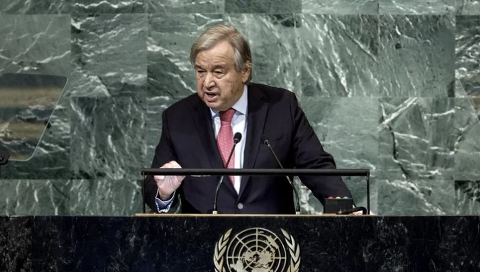 Fuerte advertencia de Guterres: “El mundo está en peligro”