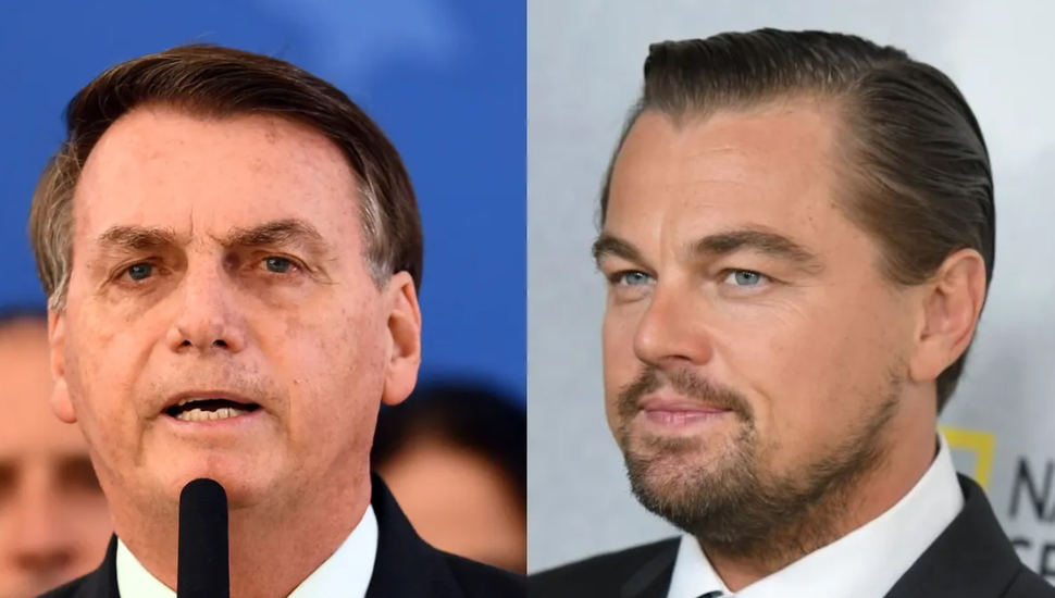 Bolsonaro se la agarró otra vez con DiCaprio