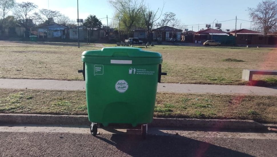 El barrio José Hernández está 100% contenerizado