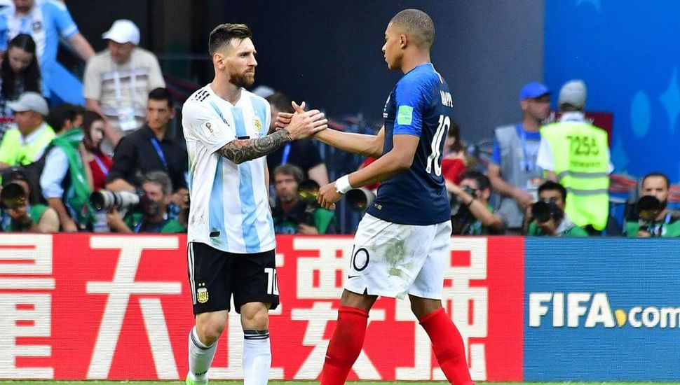 Mbappé: "A Messi lo felicité después de la final"