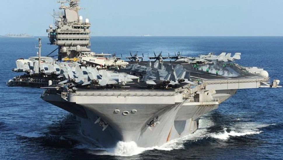 El portaaviones estadounidense Lincoln llegó a Medio Oriente