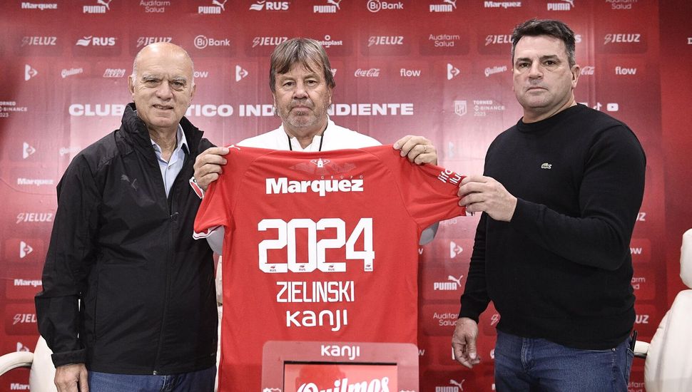 Zielinski es el nuevo entrenador de Independiente