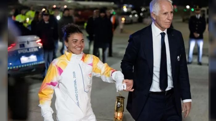 La llama olímpica llegó a Roma