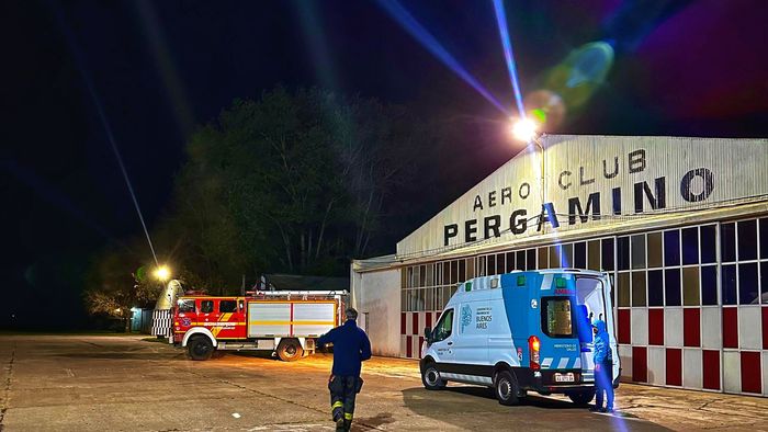 El Aeródromo de Pergamino recibió un vuelo sanitario proveniente desde Pehuajó