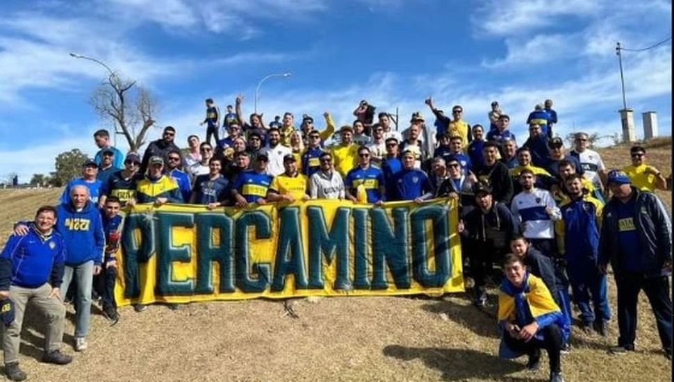 Diez pergaminenses viajaron a Brasil para ver la final de Boca ante Fluminense