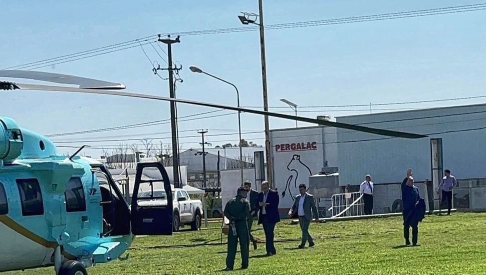 El ministro Francos visitó la ciudad de Pergamino esta mañana