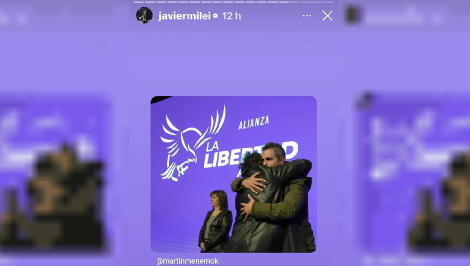 Tras la derrota bonaerense, Milei respaldó a Martín Menem