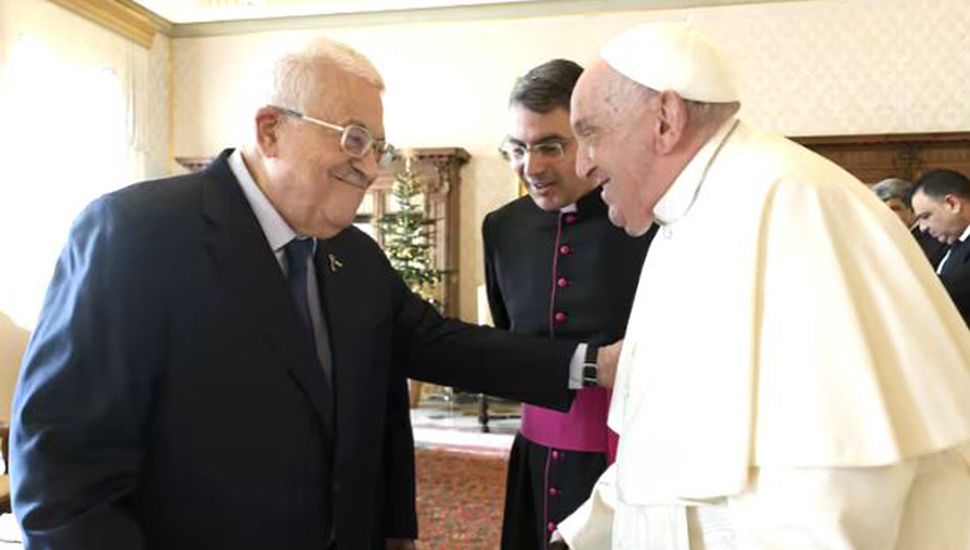 El Papa Francisco recibió al presidente de Palestina tras el gesto del Vaticano en su Pesebre