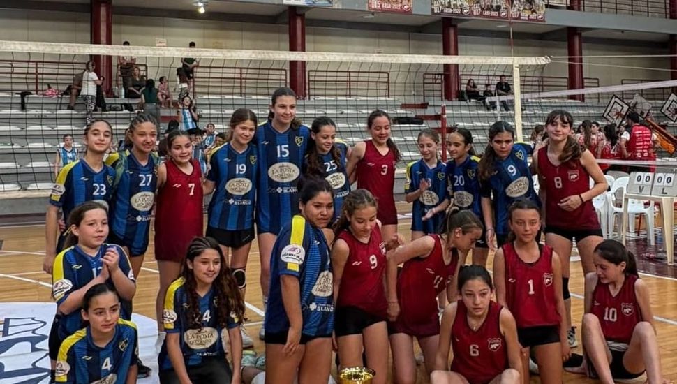 Las Lobitas de Vóley Sub 12 de Gimnasia se consagraron campeonas provinciales