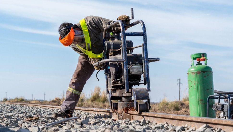 Trabajos para reactivar el tren a San Luis