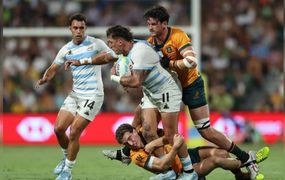 Los Pumas derrotaron a Australia y se quedaron con el Seven de Perth