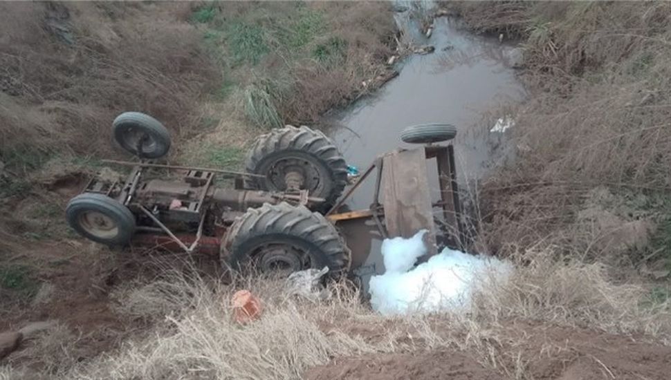 Trágico accidente: un hombre muere aplastado por un tractor en la ciudad de América